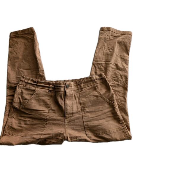 KNOX ROSE Rust Colored Straight Leg Pant Large Front Pocket‎ Sz L - Picture 1 of 5